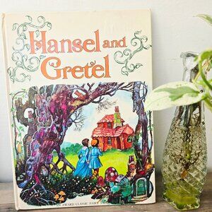 3 For 35 🌼✨️Vintage 1970s Hansel and Gretel Hardcover Book - EUC